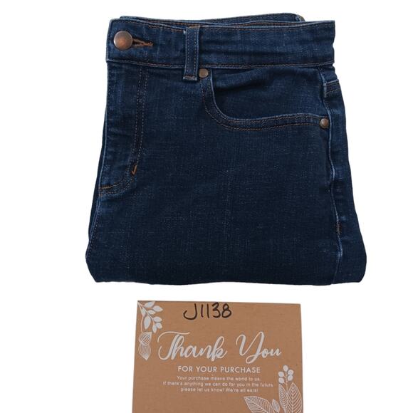 Eileen Fisher Organic Cotton Slim/Straight $189 EUC size 8  J1138 - Picture 7 of 7